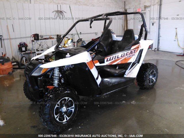 4UF15MPV8FT301016 - 2015 ARCTIC CAT WILDCAT WHITE photo 2