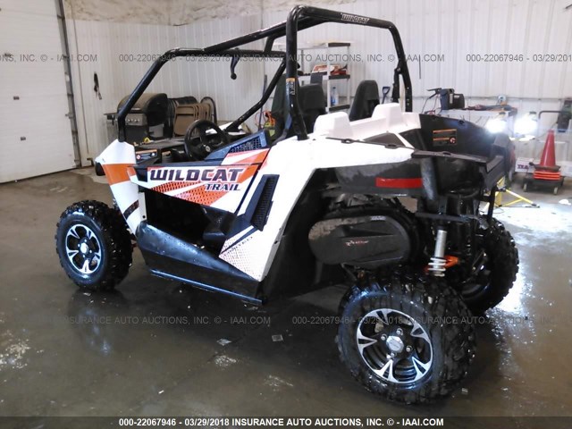 4UF15MPV8FT301016 - 2015 ARCTIC CAT WILDCAT WHITE photo 3