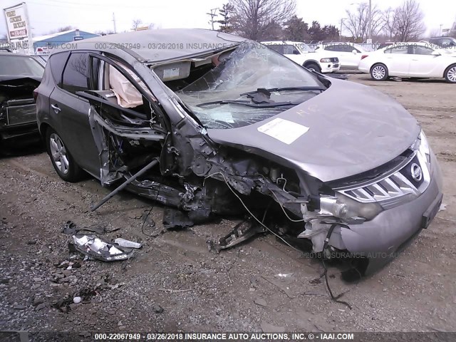 JN8AZ1MW7AW124025 - 2010 NISSAN MURANO S/SL/LE GRAY photo 1