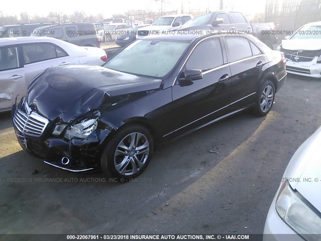 WDDHF8HB5AA143503 - 2010 MERCEDES-BENZ E 350 4MATIC BLACK photo 2