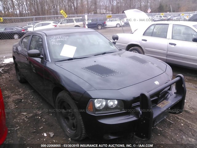 2B3KA43H66H406918 - 2006 DODGE CHARGER SE/SXT BLACK photo 1