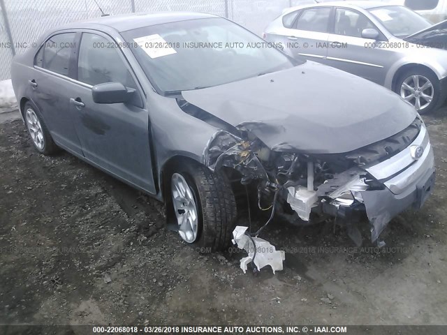 3FAHP0HA7BR297871 - 2011 FORD FUSION SE GRAY photo 1