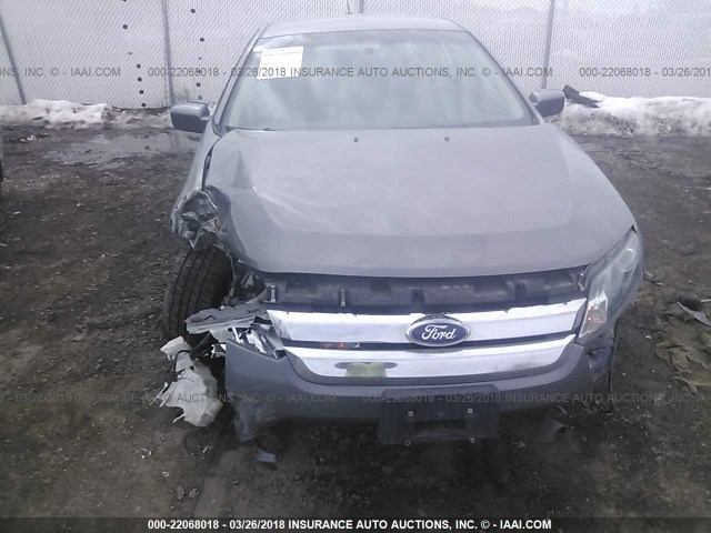 3FAHP0HA7BR297871 - 2011 FORD FUSION SE GRAY photo 6