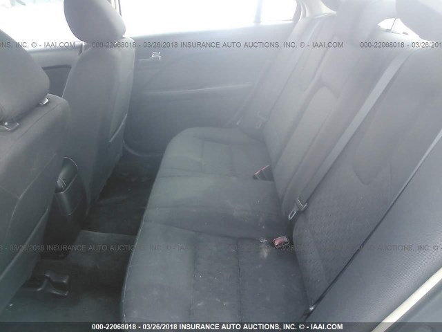 3FAHP0HA7BR297871 - 2011 FORD FUSION SE GRAY photo 8