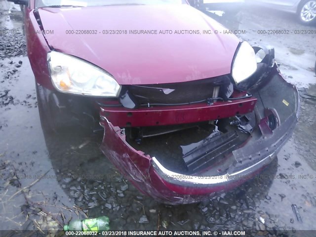 1G1ZT62805F272890 - 2005 CHEVROLET MALIBU MAXX LS 红色 照片 6