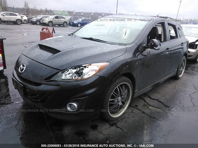 JM1BL1L49C1527148 - 2012 MAZDA SPEED 3 GRAY photo 2