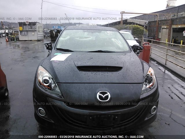 JM1BL1L49C1527148 - 2012 MAZDA SPEED 3 GRAY photo 6