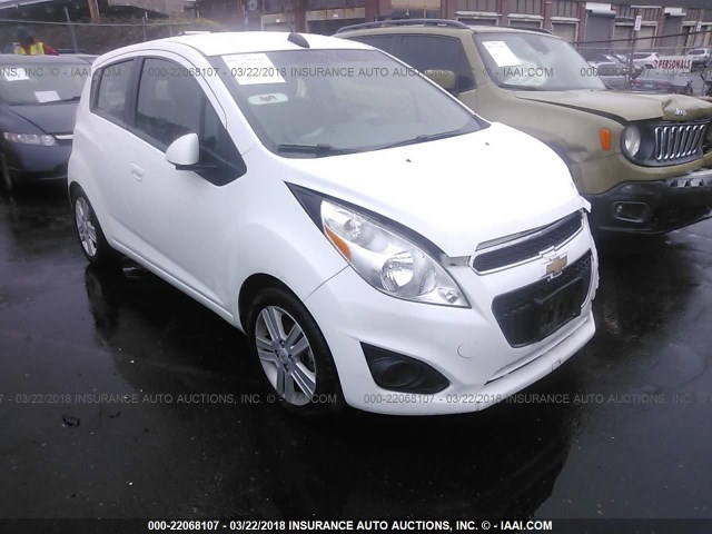 KL8CD6S97FC721738 - 2015 CHEVROLET SPARK 1LT WHITE photo 1