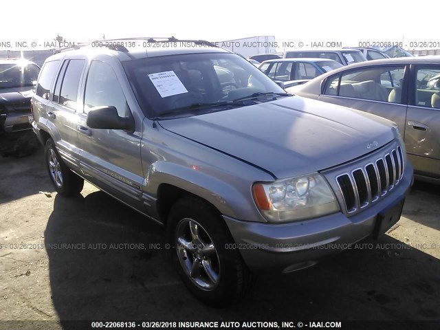 1J4GX58N11C638209 - 2001 JEEP GRAND CHEROKEE LIMITED SILVER photo 1