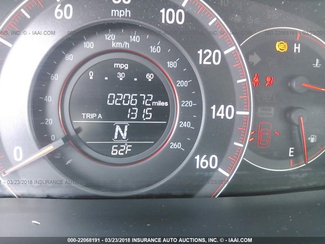 1HGCR2F57GA134270 - 2016 HONDA ACCORD SPORT წითელი ფოტო 7