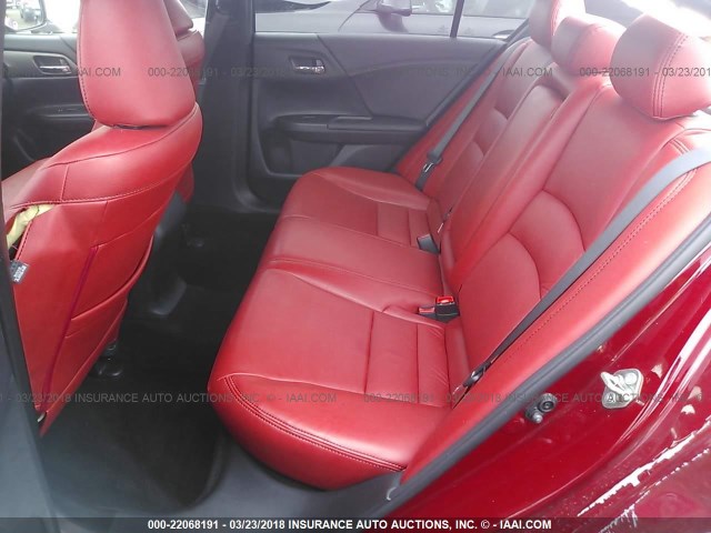 1HGCR2F57GA134270 - 2016 HONDA ACCORD SPORT წითელი ფოტო 8