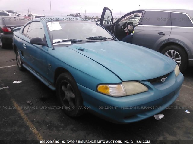 1FALP42T4RF144514 - 1994 FORD MUSTANG GT TEAL photo 1