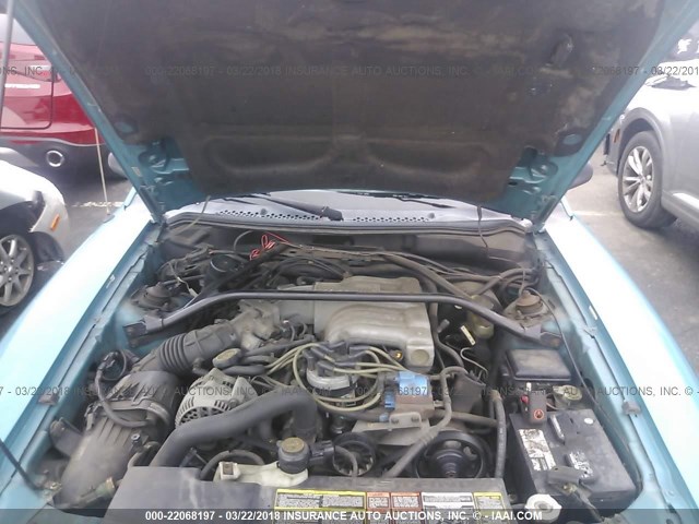1FALP42T4RF144514 - 1994 FORD MUSTANG GT TEAL photo 10