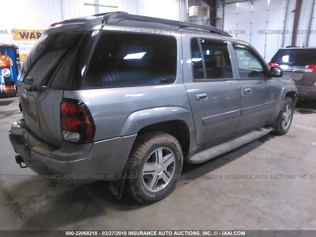 1GNET16S456172829 - 2005 CHEVROLET TRAILBLAZER EXT LS/EXT LT GRAY photo 4