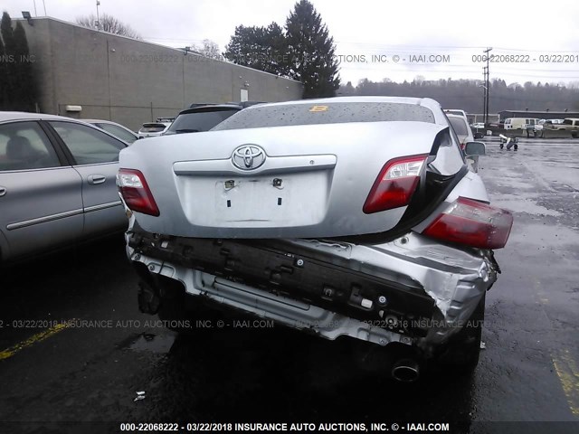 JTNBE46K373089397 - 2007 TOYOTA CAMRY NEW GENERAT CE/LE/XLE/SE SILVER photo 6