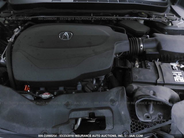 19UUB2F35FA021181 - 2015 ACURA TLX GRAY photo 10