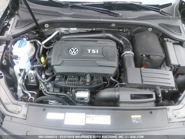 1VWBT7A3XGC015838 - 2016 VOLKSWAGEN PASSAT SE BLACK photo 10