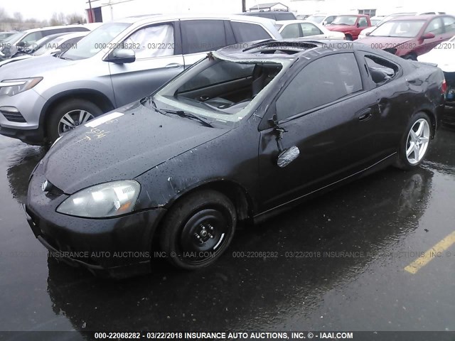 JH4DC53006S003963 - 2006 ACURA RSX TYPE-S BLACK photo 2