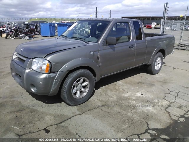 1N6DD26T43C452200 - 2003 NISSAN FRONTIER KING CAB XE BROWN photo 2
