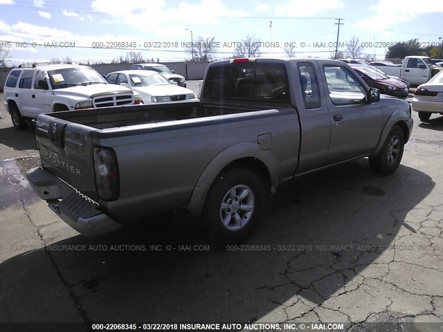 1N6DD26T43C452200 - 2003 NISSAN FRONTIER KING CAB XE BROWN photo 4