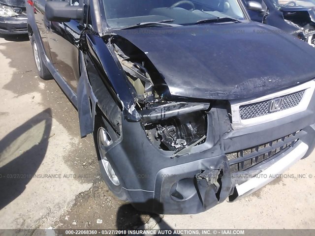 5J6YH28625L027720 - 2005 HONDA ELEMENT EX BLACK photo 6