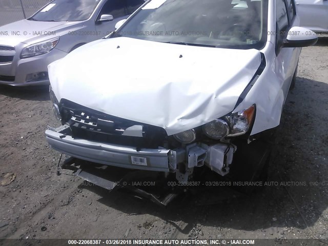 1G1JA6SHXF4188950 - 2015 CHEVROLET SONIC LS Ağ foto 6