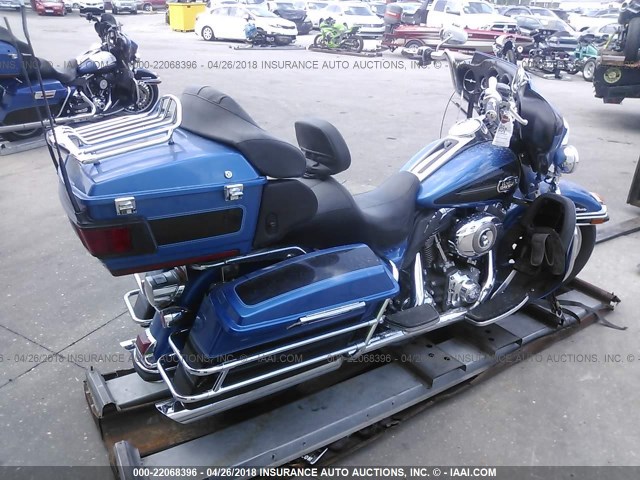 1HD1FC4148Y622586 - 2008 HARLEY-DAVIDSON FLHTCUI BLUE photo 4