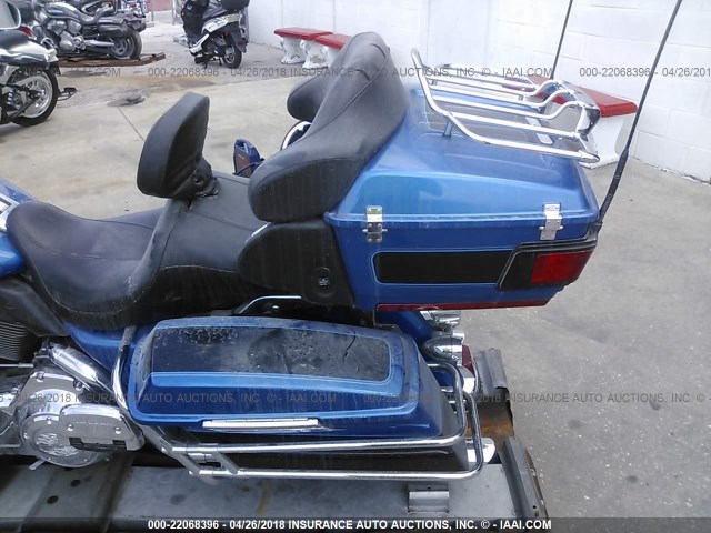 1HD1FC4148Y622586 - 2008 HARLEY-DAVIDSON FLHTCUI Көк фото 6