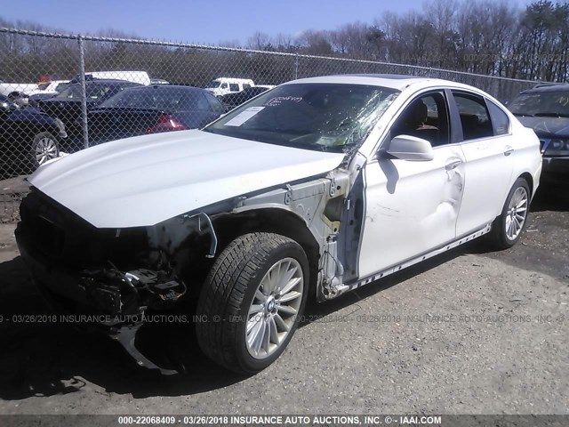 WBAFU7C53DDU70145 - 2013 BMW 535 XI Սպիտակ լուսանկար 2