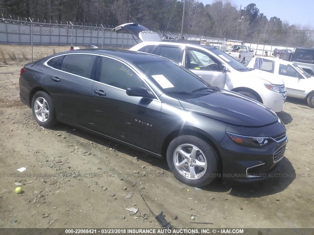 1G1ZB5ST4HF285406 - 2017 CHEVROLET MALIBU LS 灰色 照片 1