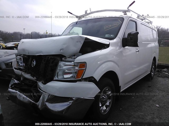 1N6AF0KY5FN808391 - 2015 NISSAN NV 2500/3500 WHITE photo 2