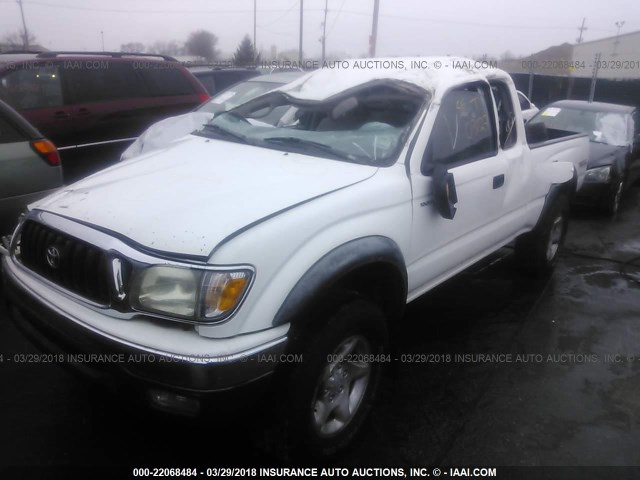 5TESN92N32Z008491 - 2002 TOYOTA TACOMA XTRACAB PRERUNNER WHITE photo 2