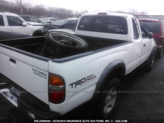 5TESN92N32Z008491 - 2002 TOYOTA TACOMA XTRACAB PRERUNNER WHITE photo 4