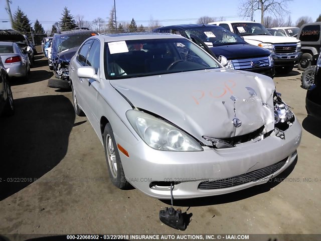 JTHBF30G520047984 - 2002 LEXUS ES 300 SILVER photo 1