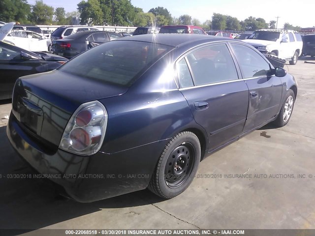 1N4AL11DX6C166204 - 2006 NISSAN ALTIMA S/SL BLUE photo 4