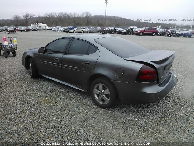 2G2WP522951215538 - 2005 PONTIAC GRAND PRIX ნაცრისფერი ფოტო 3