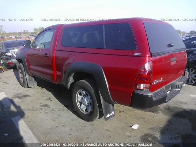 5TFPX4EN4DX017127 - 2013 TOYOTA TACOMA RED photo 3