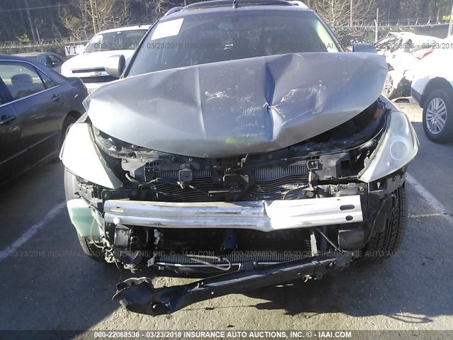 JN8AZ08W86W524266 - 2006 NISSAN MURANO SL/SE/S SILVER photo 6