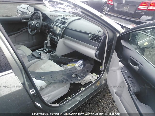 4T1BF1FK3CU585008 - 2012 TOYOTA CAMRY SE/LE/XLE GREEN photo 5
