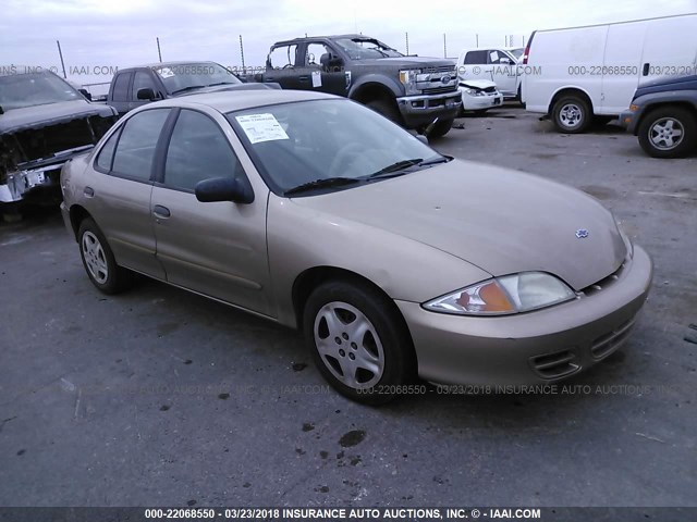 3G1JF5241YS120855 - 2000 CHEVROLET CAVALIER LS GOLD photo 1