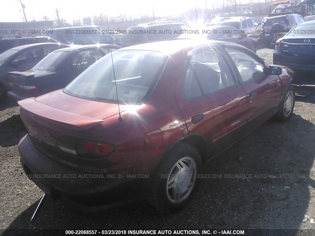 1G1JF52T6W7100202 - 1998 CHEVROLET CAVALIER LS RED photo 4