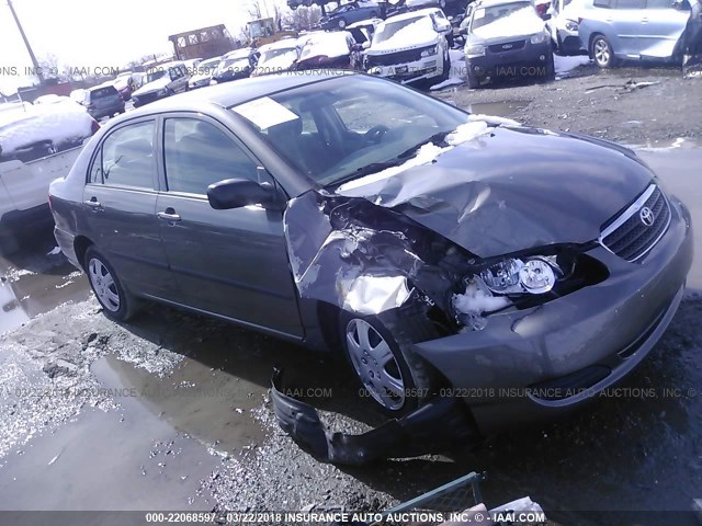 2T1BR32E85C436052 - 2005 TOYOTA COROLLA CE/LE/S GRAY photo 1