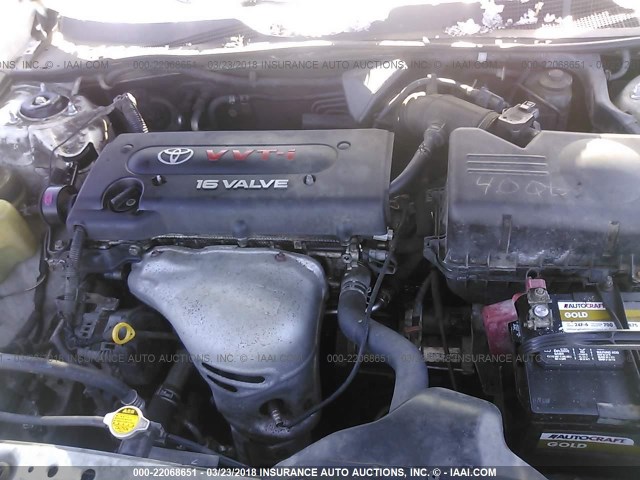 JTDBE32K440246632 - 2004 TOYOTA CAMRY LE/XLE Սպիտակ լուսանկար 10