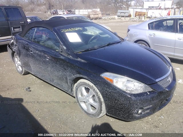 4T1FA38P48U143379 - 2008 TOYOTA CAMRY SOLARA SE/SLE/SPORT BLACK photo 1