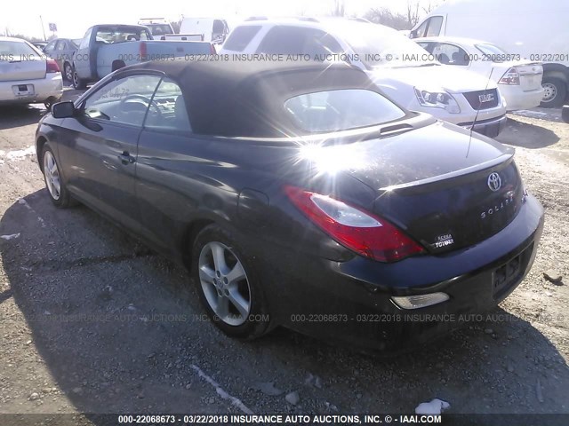 4T1FA38P48U143379 - 2008 TOYOTA CAMRY SOLARA SE/SLE/SPORT BLACK photo 3