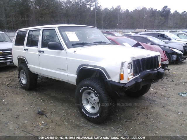 1J4FF28S2XL645844 - 1999 JEEP CHEROKEE SE WHITE photo 1