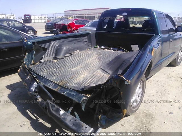 1B7FL22P0WS734738 - 1998 DODGE DAKOTA GREEN photo 6