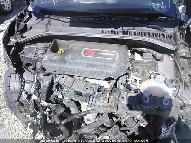 ZFBCFABH1EZ027640 - 2014 FIAT 500L EASY ნაცრისფერი ფოტო 10