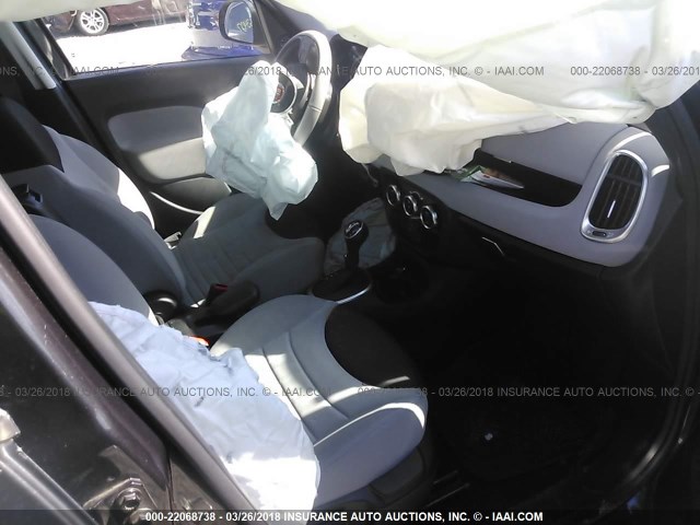 ZFBCFABH1EZ027640 - 2014 FIAT 500L EASY ნაცრისფერი ფოტო 5