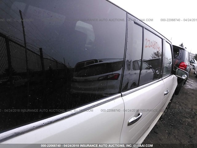 2FMDK52C59BA13575 - 2009 FORD FLEX SEL WHITE photo 4